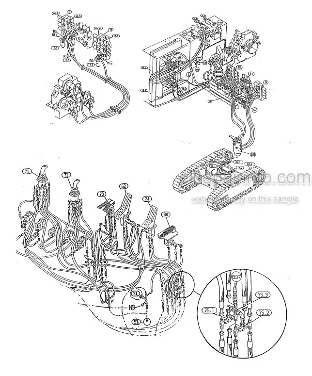 Photo 7 - Komatsu PC5500-6 Diesel Service Manual Hydraulic Excavator SG PC5500-6D SN 15014-