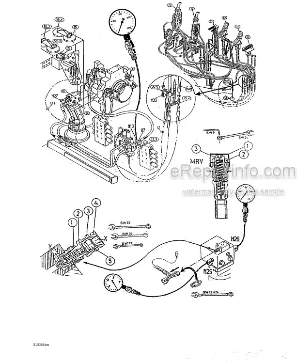 Photo 6 - Komatsu PC3000-1 Shop Manual Hydraulic Mining Shovel SMPC30006225D SN 6225