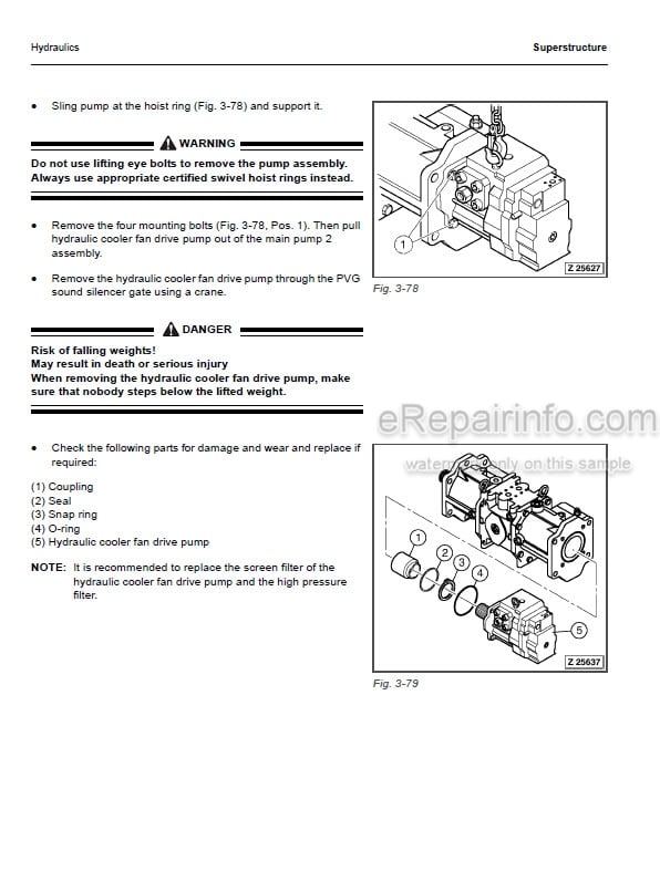 Photo 11 - Komatsu PC3000-6 Diesel Shop Manual Hydraulic Excavator GZEBM06208-2 SN 06208-