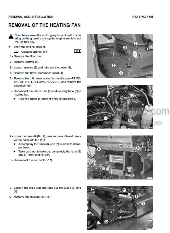 Photo 10 - Komatsu PC35R-8 PC45R-8 Shop Manual Hydraulic Excavator WEBM000301 SN F20932- F21251-