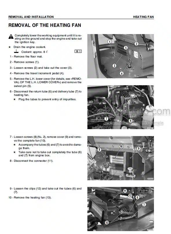 Photo 7 - Komatsu PC35R-8 PC45R-8 Shop Manual Hydraulic Excavator WEBM000301 SN F20932- F21251-