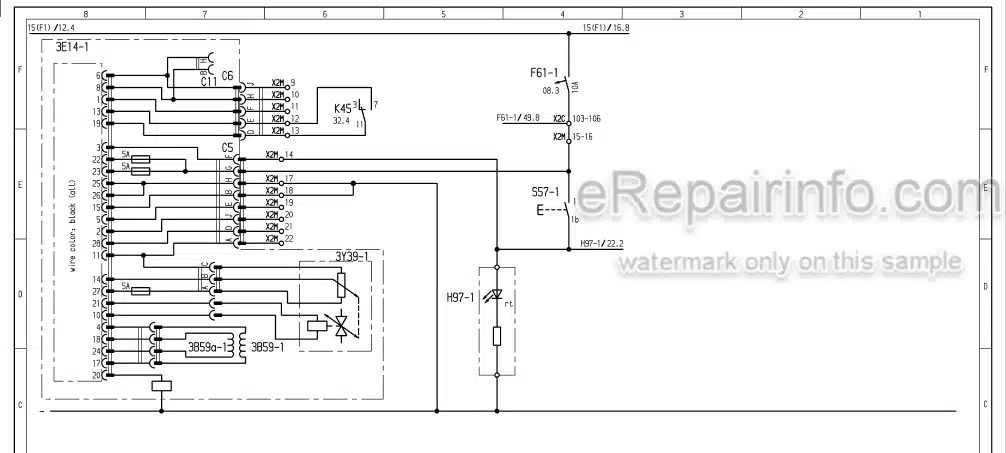 Photo 10 - Komatsu PC5500-6 Electrical And Hydraulic Diagrams For Hydraulic Shovel PC5500615025SM