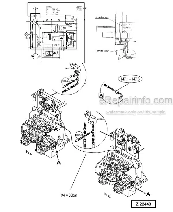 Photo 7 - Komatsu PC5500-6 Shop Manual Hydraulic Mining Shovel SMPC550015023D SN 15023