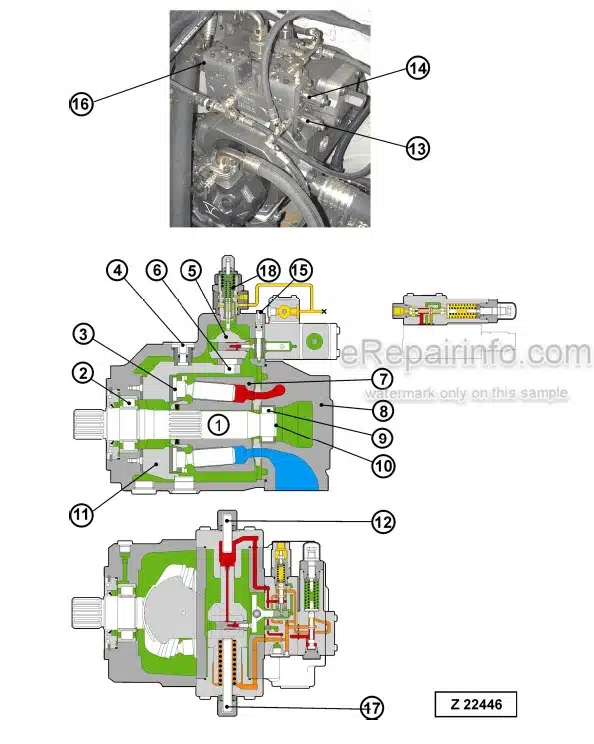 Photo 8 - Komatsu PC5500-6 Shop Manual Hydraulic Mining Shovel SMPC550015027D SN 15027