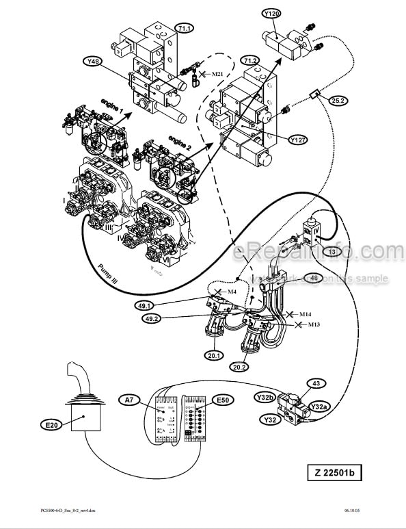 Photo 6 - Komatsu PC5500-6 Shop Manual Hydraulic Mining Shovel SMPC550015039D SN 15039