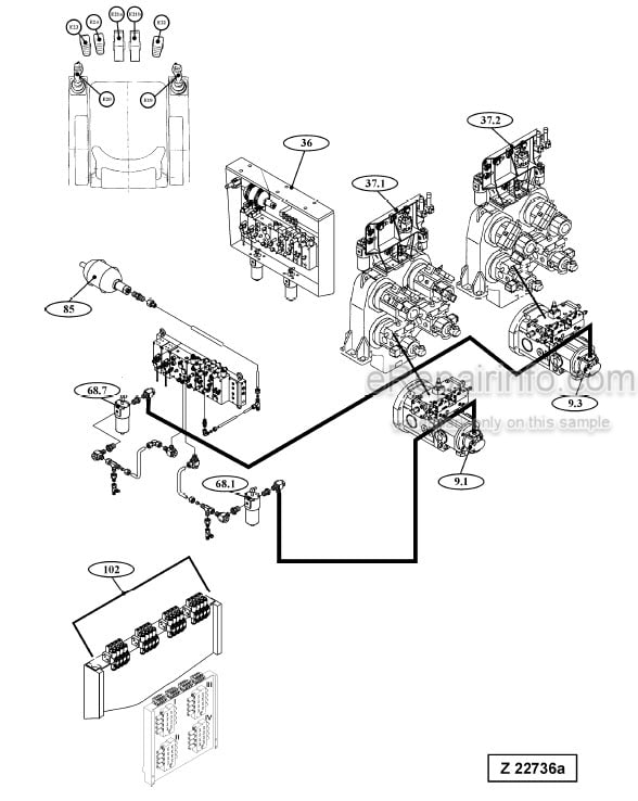 Photo 12 - Komatsu PC8000-6 Diesel Service Manual Hydraulic Excavator SG PC8000-6 SN 12046-
