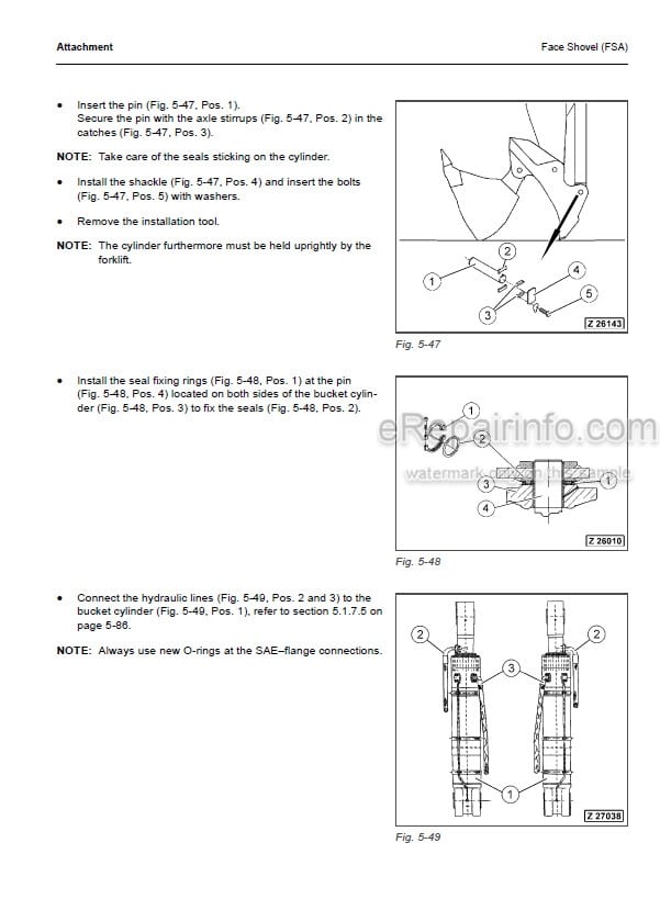 Photo 6 - Komatsu PC5500-6 Shop Manual Hydraulic Mining Shovel SMPC550015011D SN 15011