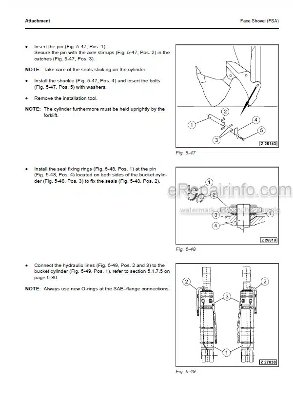 Photo 1 - Komatsu PC8000E-6 Shop Manual Hydraulic Excavator GZEBM12037-0 SN 12037-