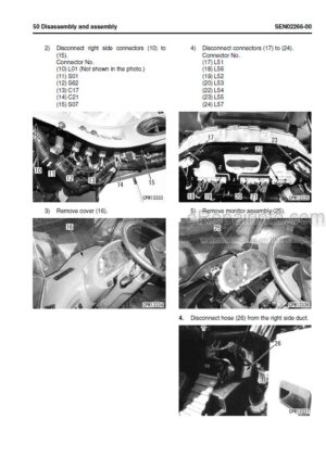Photo 2 - Komatsu WA430-6E0 Shop Manual Wheel Loader VEBM948101 SN H60266-