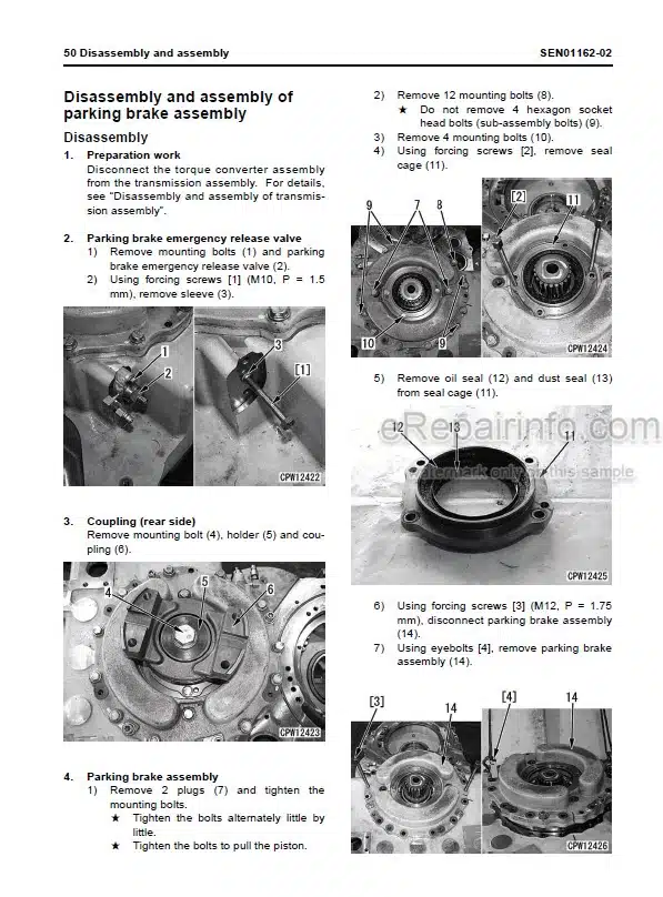 Photo 4 - Komatsu WA600-6 Shop Manual Wheel Loader SEN00235-14 SN 60001-