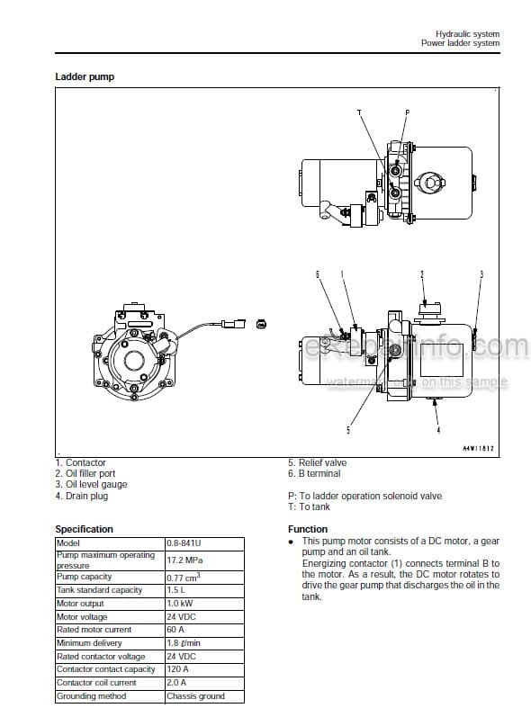Photo 6 - Komatsu WA1200-3 Shop Manual Wheel Loader SEBM018225 SN 50001-