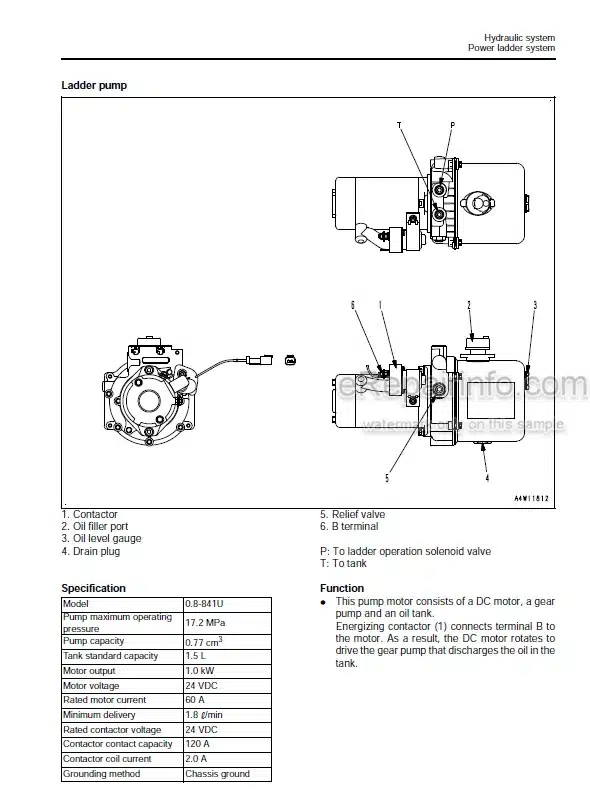 Photo 6 - Komatsu WA1200-3 Shop Manual Wheel Loader SEBM018225 SN 50001-