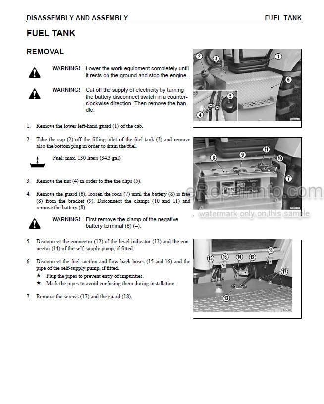 Photo 4 - Komatsu WB150AWS-2N Shop Manual Backhoe Loader CEBD011300 SN A90001-