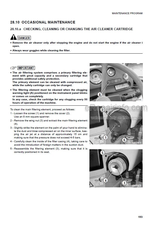 Photo 11 - Komatsu WB70A-1 Operation And Maintenance Manual Backhoe Loader WEAM005801 SN F10950-
