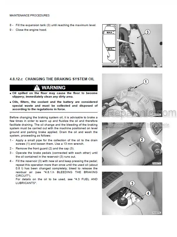 Photo 7 - Komatsu WB93R-5E0 Operation And Maintenance Manual Backhoe Loader SN F70001-