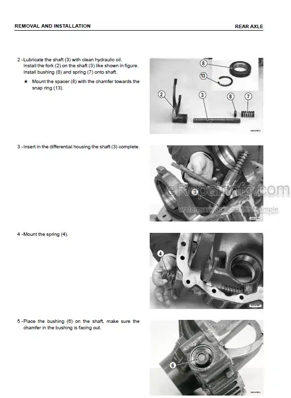 Photo 12 - Komatsu WB93R-5 Shop Manual Backhoe Loader WEBM005800 SN F50003-