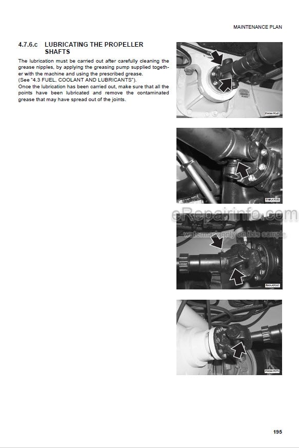 Photo 11 - Komatsu WB97S-2 Operation And Maintenance Manual Backhoe Loader WEAM000702 SN 97SF10281-