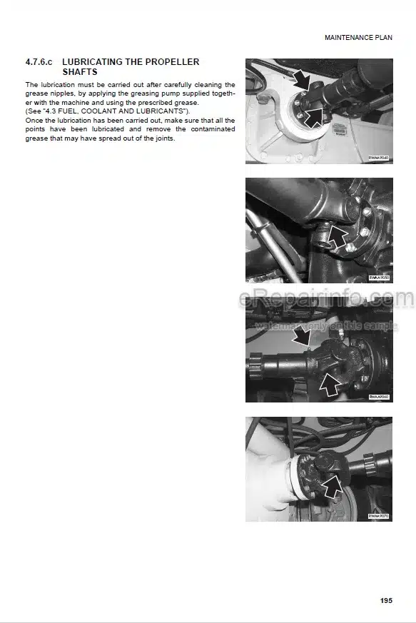 Photo 7 - Komatsu WB97R-5E0 Operation And Maintenance Manual Backhoe Loader SN F90001-