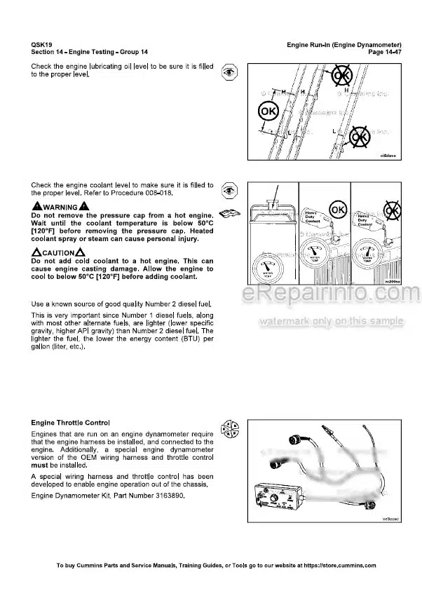 Photo 7 - Cummins QSK19 CM2150 Troubleshooting And Repair Manual Vol 1 2 Engine With Electronic Control System 4022094