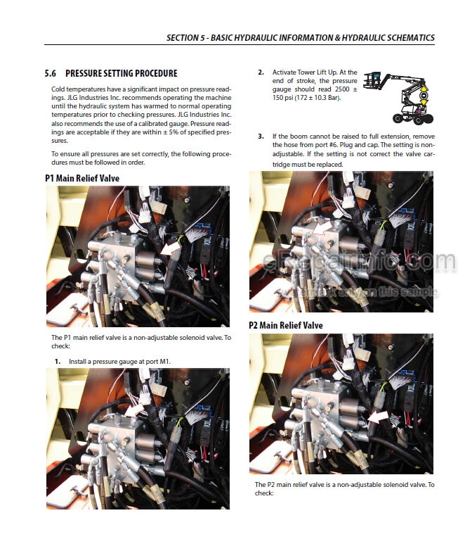 Photo 1 - JLG H340AJ PVC 2007 Service And Maintenance Manual Boom Lift 31217121