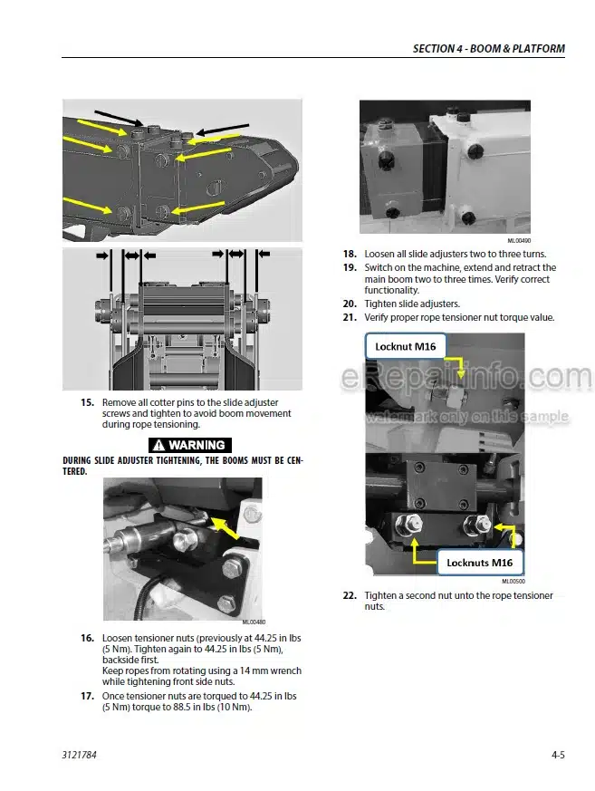Photo 1 - JLG X33JP-X1000AJ Service And Maintenance Manual Compact Crawler Boom 3121784