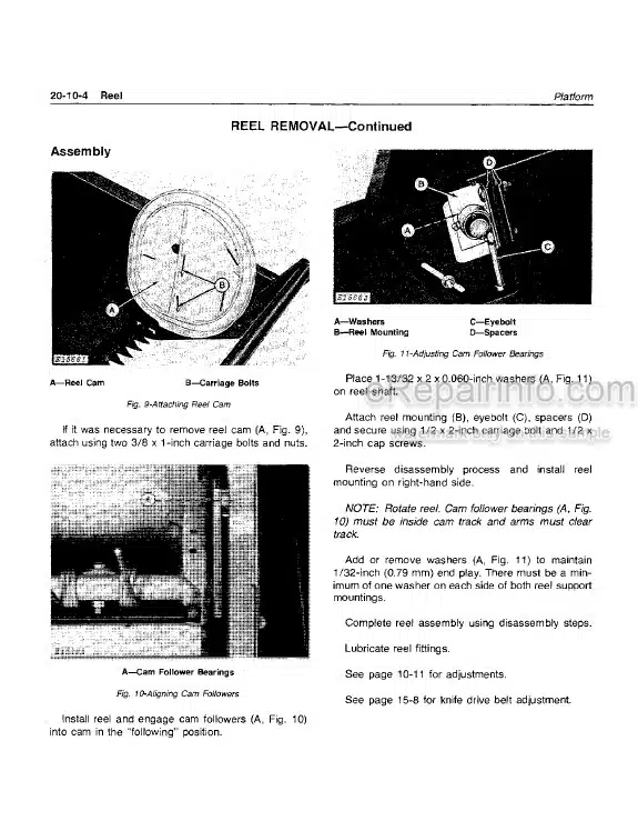 Photo 4 - John Deere 1380 Technical Manual Mower Conditioner TM1204