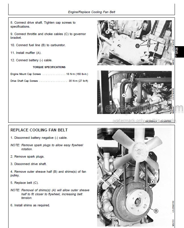Photo 6 - John Deere 1800 Technical Manual Utility Vehicle TM1527