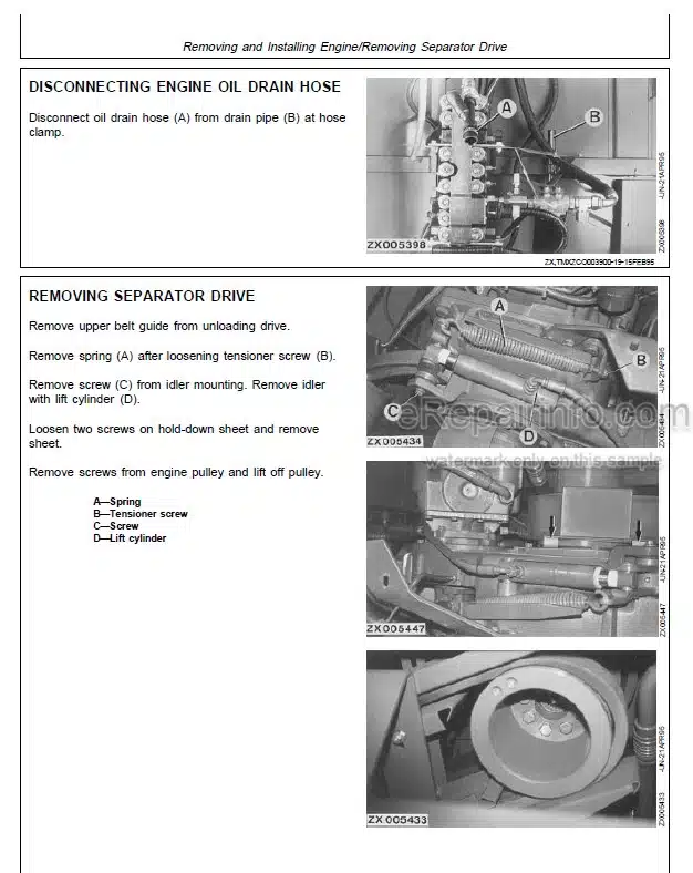 Photo 5 - John Deere 1424 Operators Manual Mower Conditioner OME73044K3