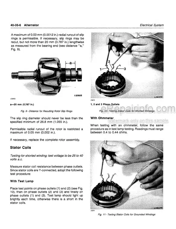 Photo 3 - John Deere 2150 2255 Diagnostic and Repair Technical Manual Tractor TM4401