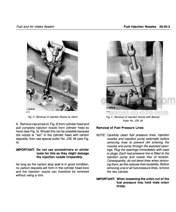 Photo 7 - John Deere 2350 2550 Technical Manual Tractor TM4403
