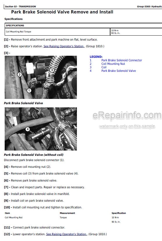 Photo 3 - John Deere 326E Repair Technical Manual Skid Steer Loader With HE Control TM13093X19