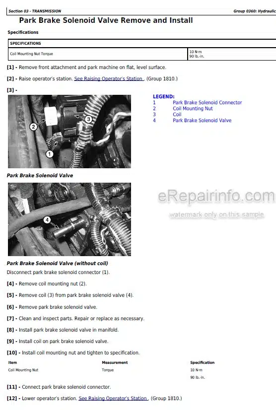 Photo 6 - John Deere 7000 7100 Technical Repair Manual Drawn Conservation Folding Integral Max Emerge Planter TM1154
