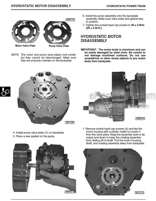 Photo 5 - John Deere 4500 4600 4700 Technical Repair Manual Compact Utility Tractor TM1679