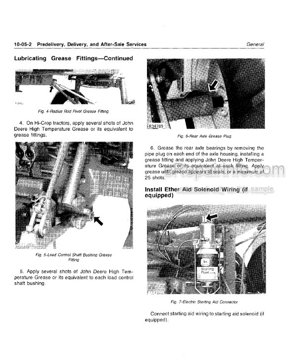 Photo 10 - John Deere 4640 4840 Technical Repair Manual Tractor TM1183