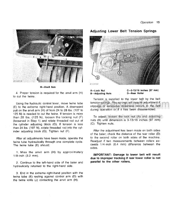 Photo 7 - John Deere 450 780 Technical Repair Manual Hydra Push Manure Spreader TM1318