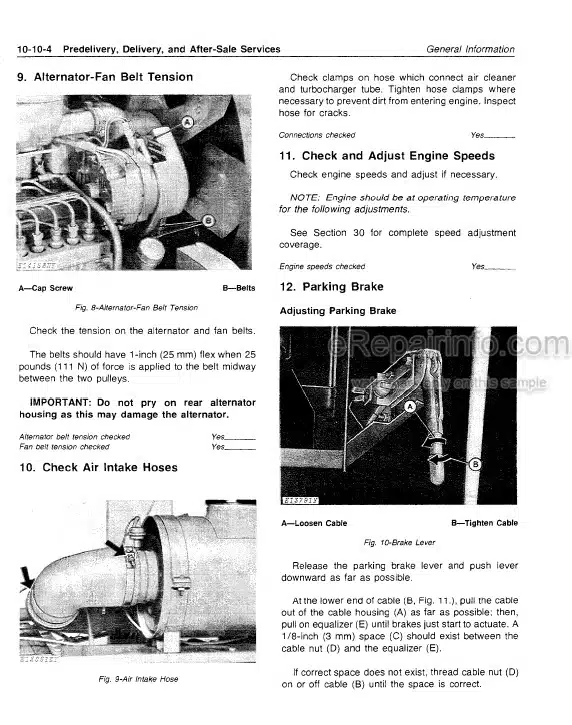 Photo 6 - John Deere 5720 5820 Technical Manual Self Propelled Forage Harvester TM1244