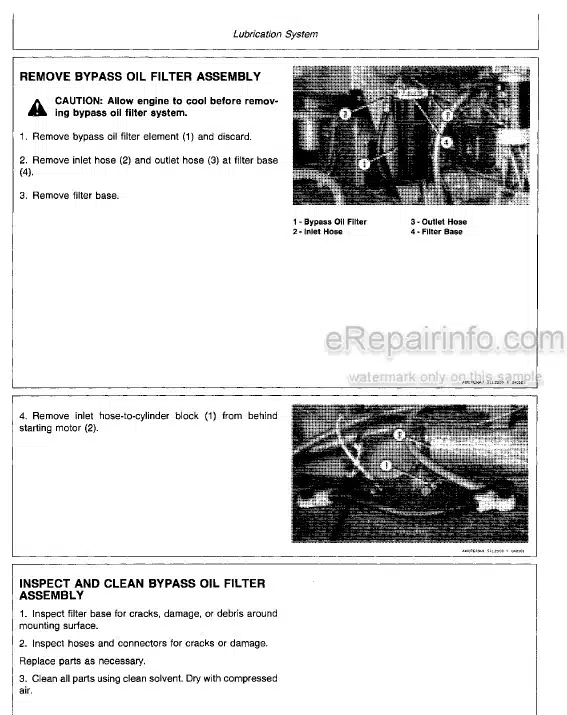 Photo 6 - John Deere 5730 5830 Technical Repair Manual Self Propelled Harvester TM1352