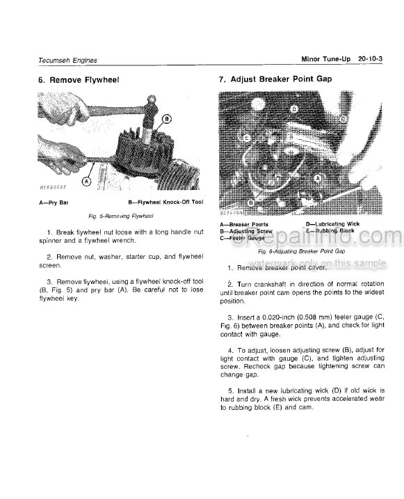Photo 7 - John Deere 726E To 1338PE Service And Troubleshooting Manual Snow Thrower 381048