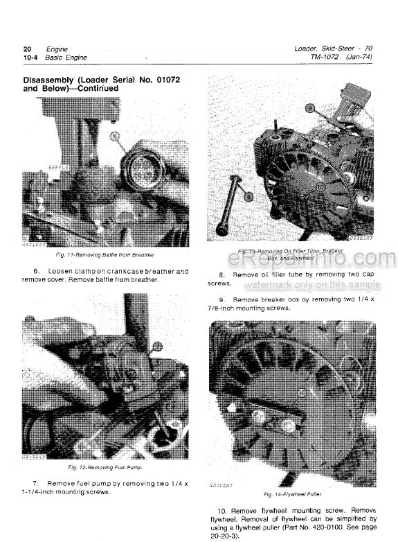 Photo 6 - John Deere Power Till 1500 Technical Repair Manual Seeder TM1152