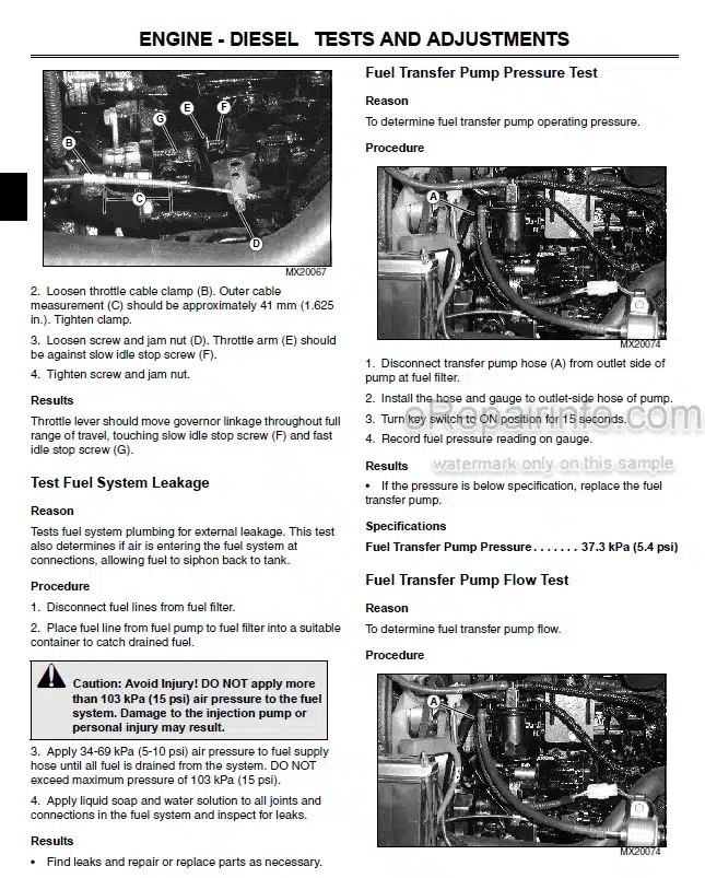 Photo 5 - John Deere 2600 2700 2800 3600 3700 Technical Repair Manual Semi Integral And Drawn Moldboard Plow TM1240
