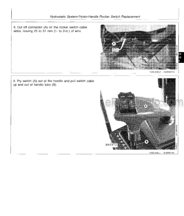 Photo 2 - John Deere 9400 9500 9600 Side Hill Maximizer Diagnostic And Repair Technical Supplement Manual Combine TM1402