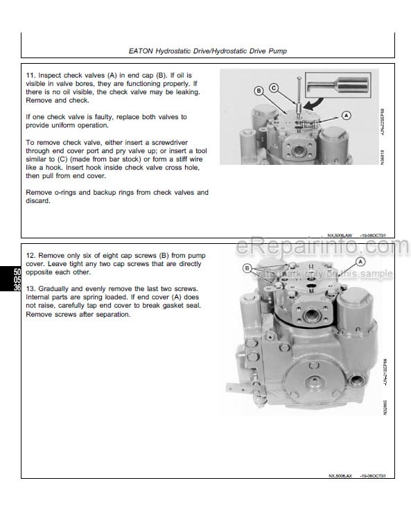 Photo 2 - John Deere 9920 9930 Technical Manual Cotton Picker TM1283