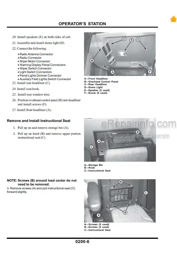 Photo 5 - John Deere 4720 Technical Manual Forage Harvester TM1312