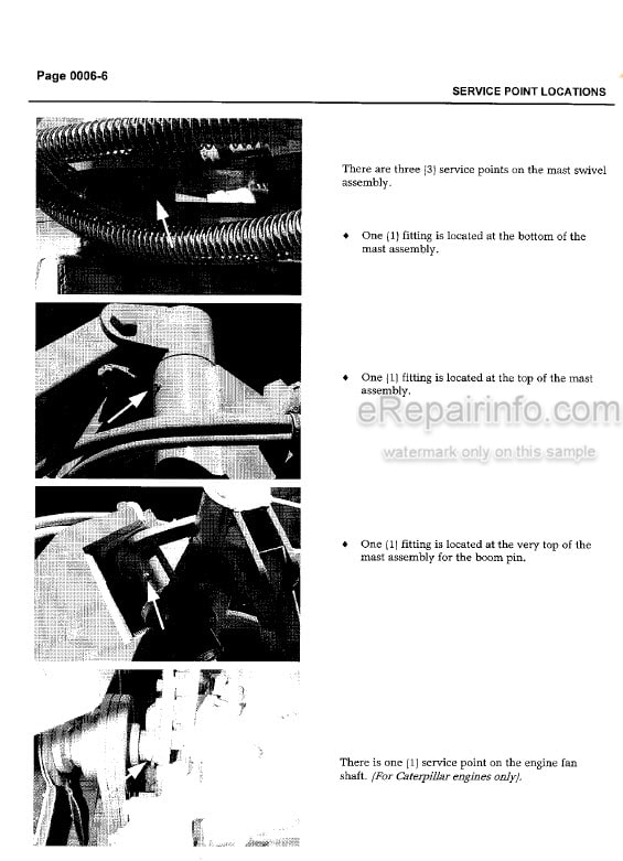 Photo 2 - John Deere Cameco SP1800B Repair Manual Loader