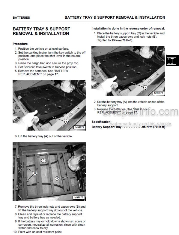Photo 3 - John Deere E Gator Technical Repair Manual Utility Vehicle TM1766