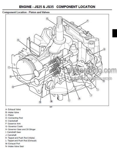 John Deere JS25 JS35 JS45 Mow Mentum Technical Repair Manual Walk ...