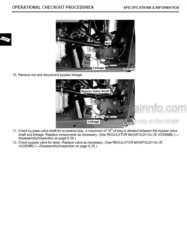 Photo 5 - John Deere 283 Technical Manual Cotton Stripper TM1126