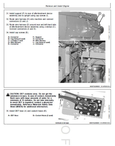 Photo 6 - John Deere X9 1000 X9 1100 Repair Technical Manual Combine TM154519