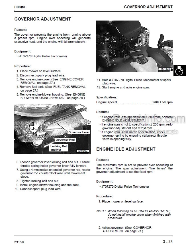 Photo 6 - John Deere Tango E5 MOWIT 500F Series II Technical Repair Manual Robotic Mower TM138919