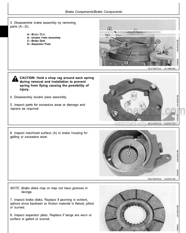 Photo 7 - John Deere 2130 3030 3130 3140 Technical Manual Hydrostatic Front Wheel Drive For Tractor TM4303